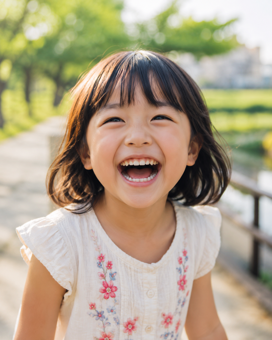 笑顔のお子さま